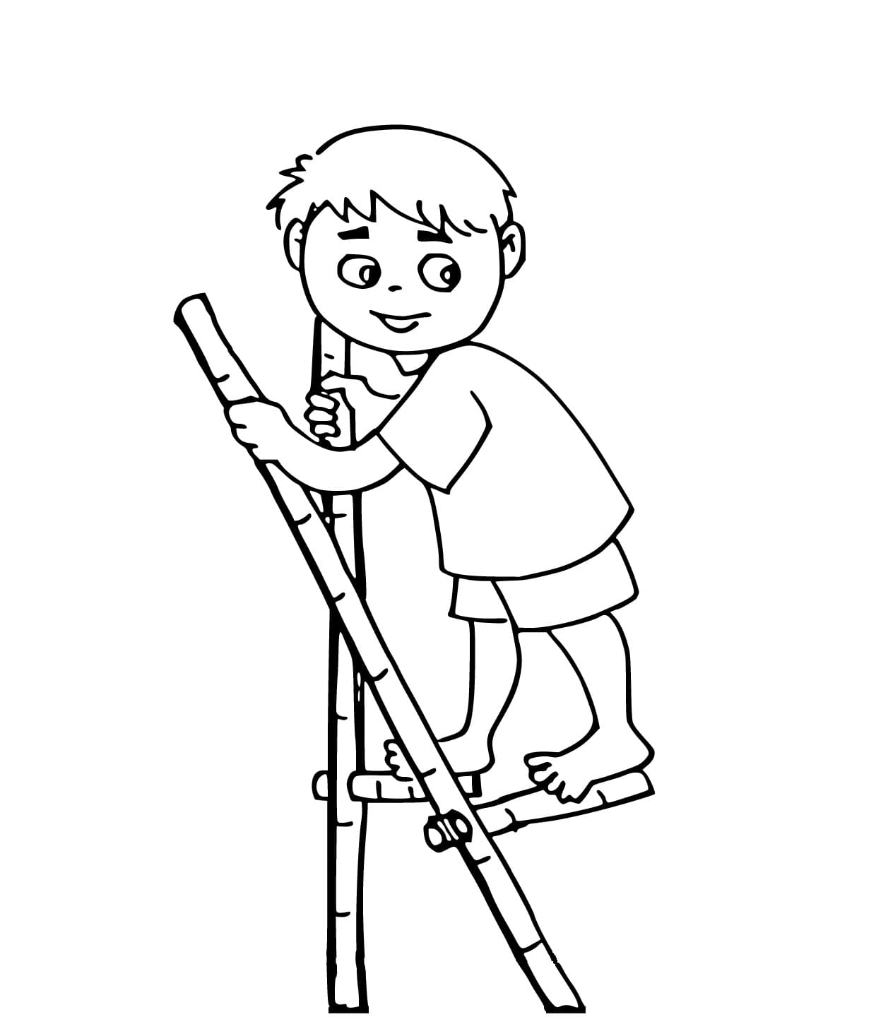 Permainan Tradisional Egrang