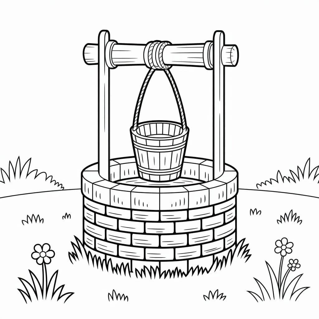 Sumur air sederhana