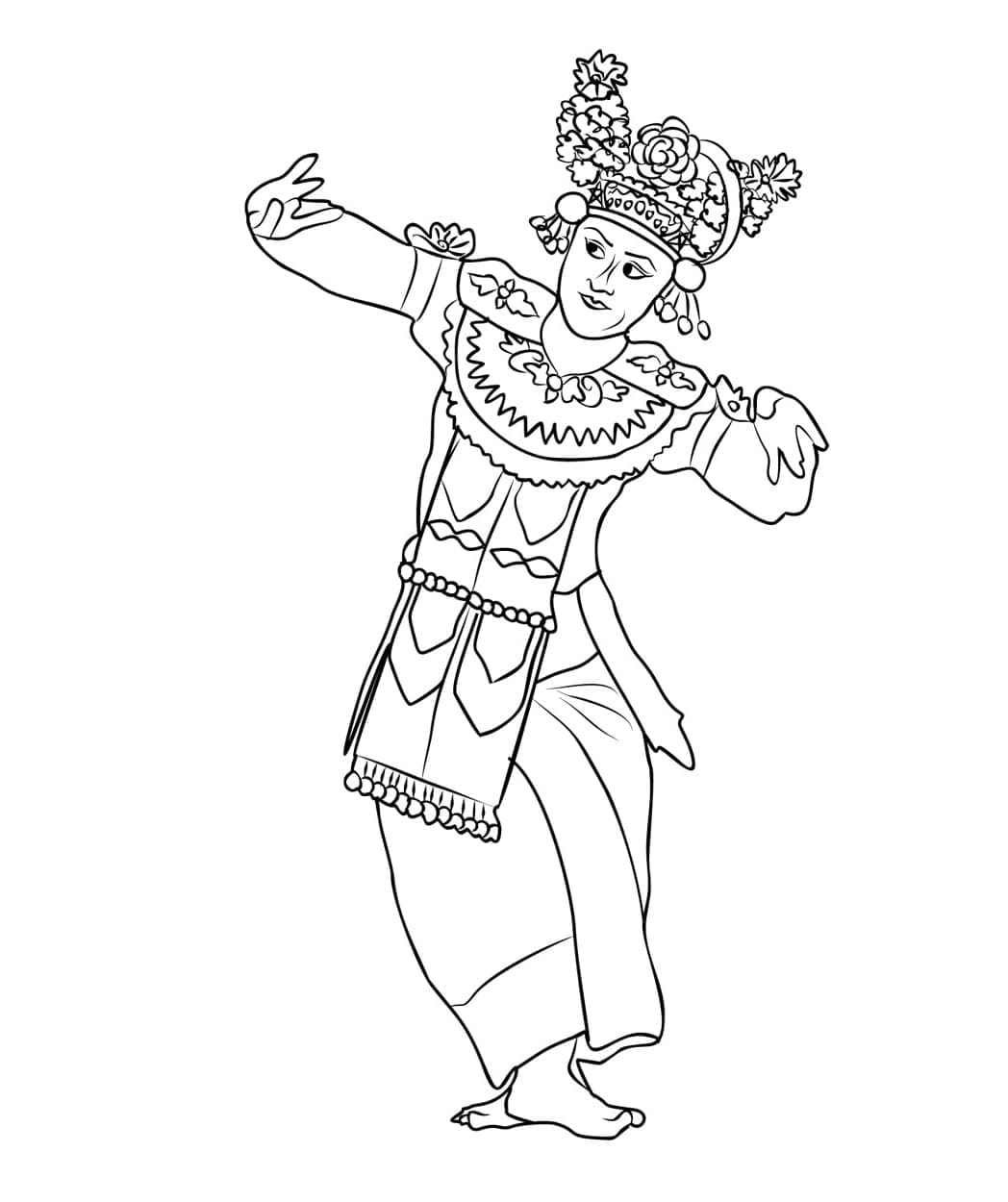 Tari Bali yang Dapat Dicetak