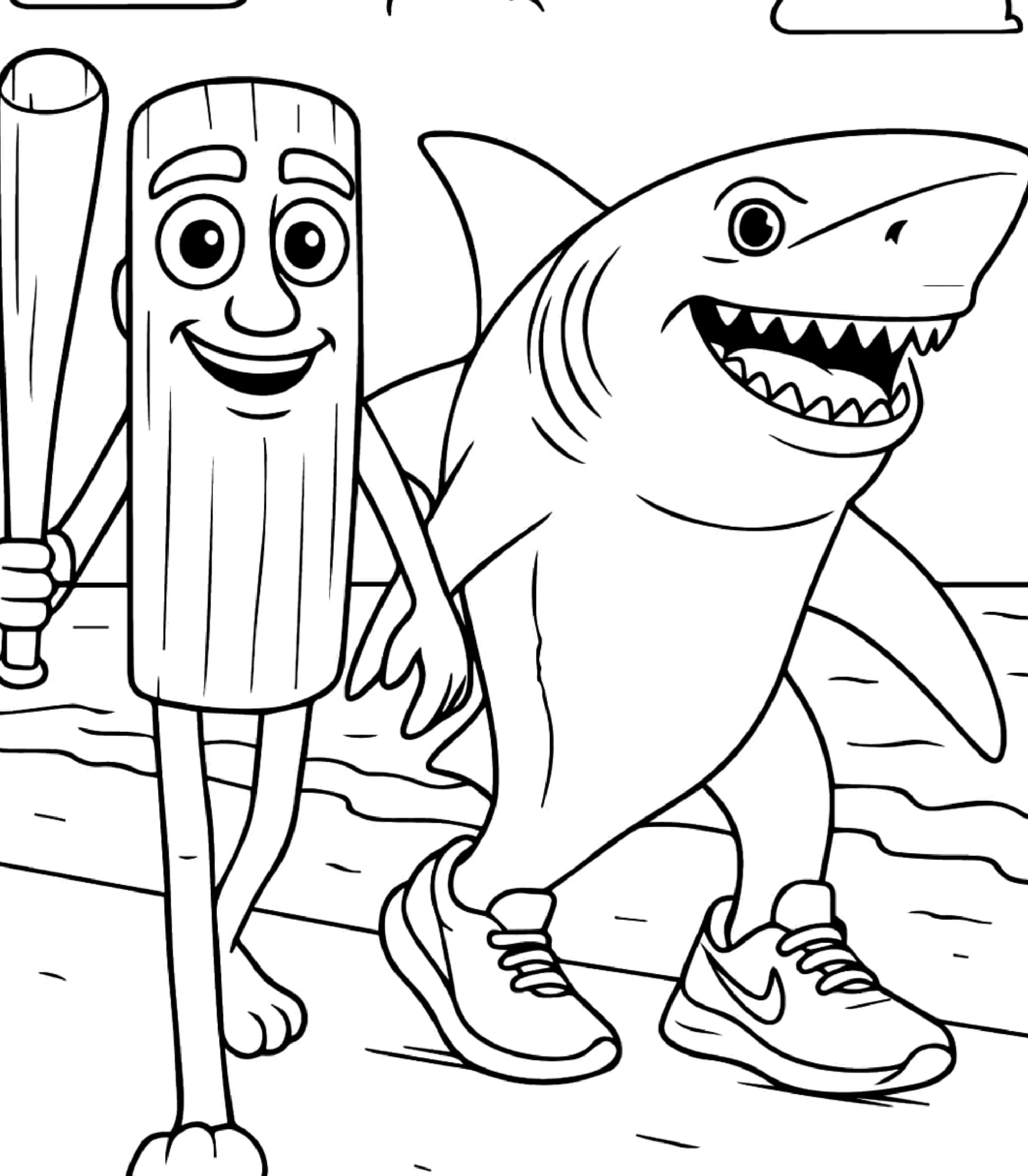 Tralalero Tralala dengan Tung Tung Tung Sahur