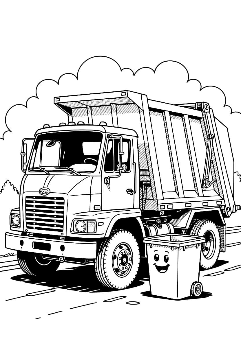 Truk Sampah dan Sampah