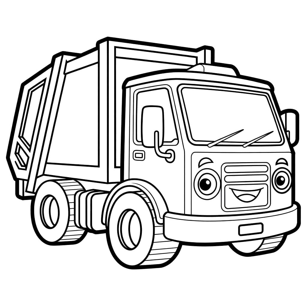 Truk Sampah lucu gratis