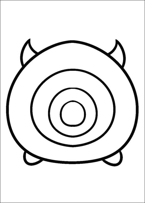 Tsum Tsum Mike Wazowski