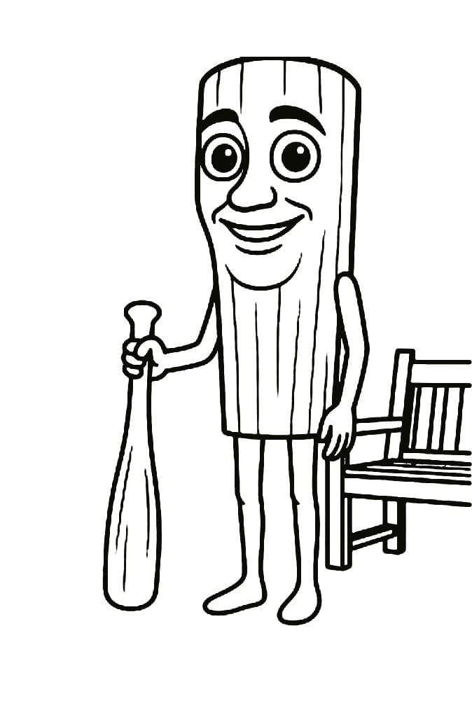 Tung Tung Tung Sahur berdiri