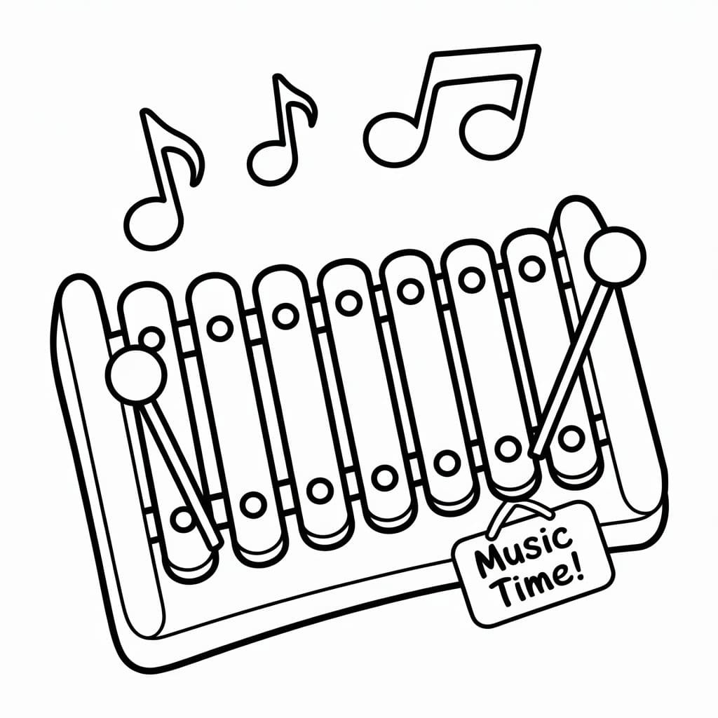 Xilofon dan simpul musik