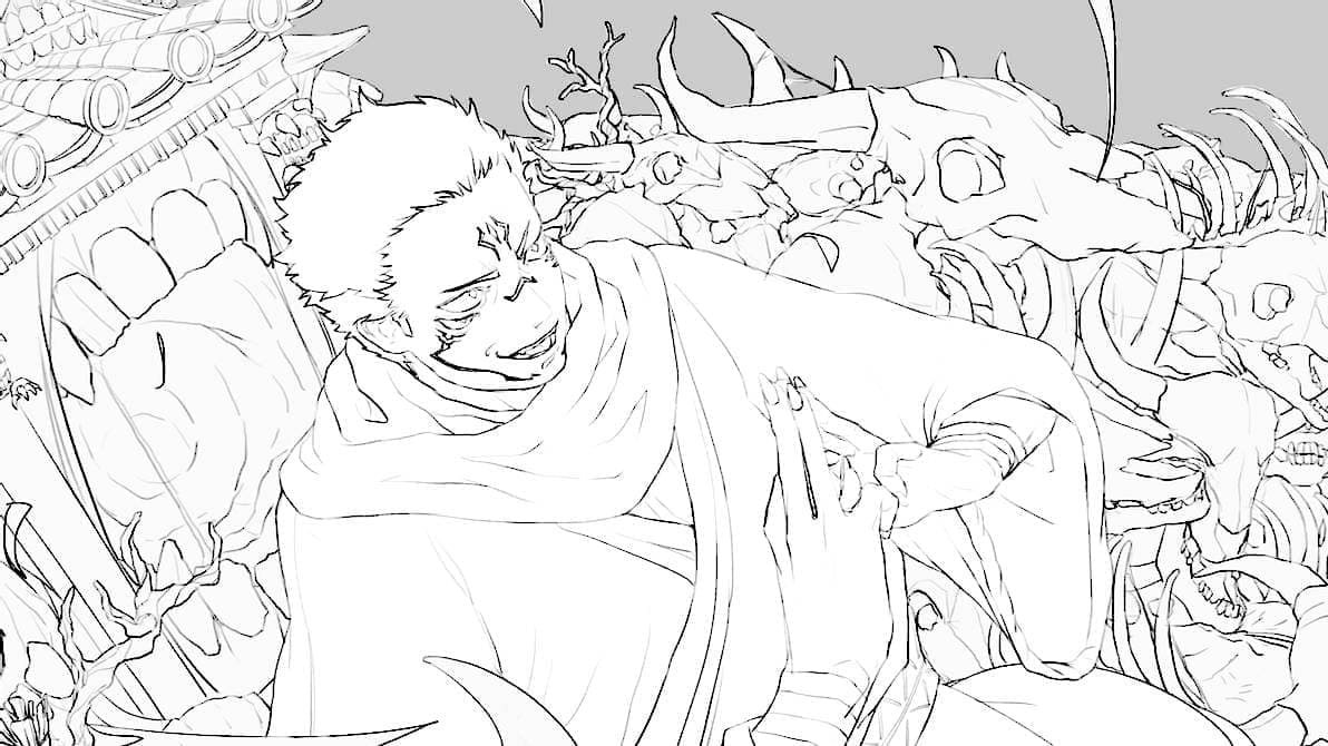 Sukuna dari Jujutsu Kaisen