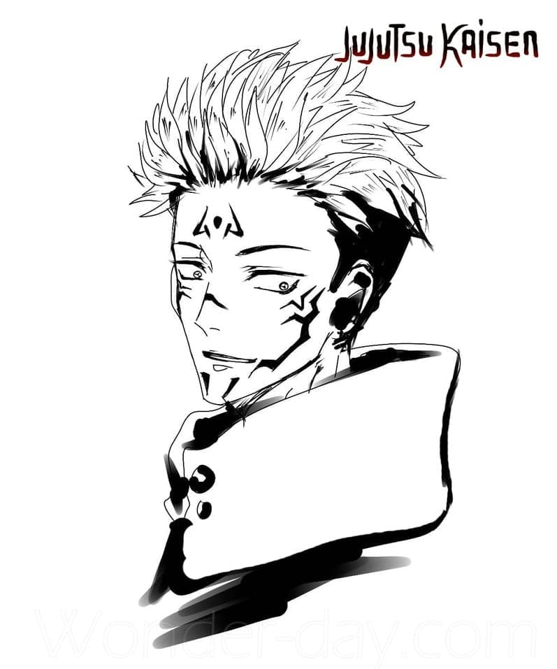 Sukuna di Jujutsu Kaisen