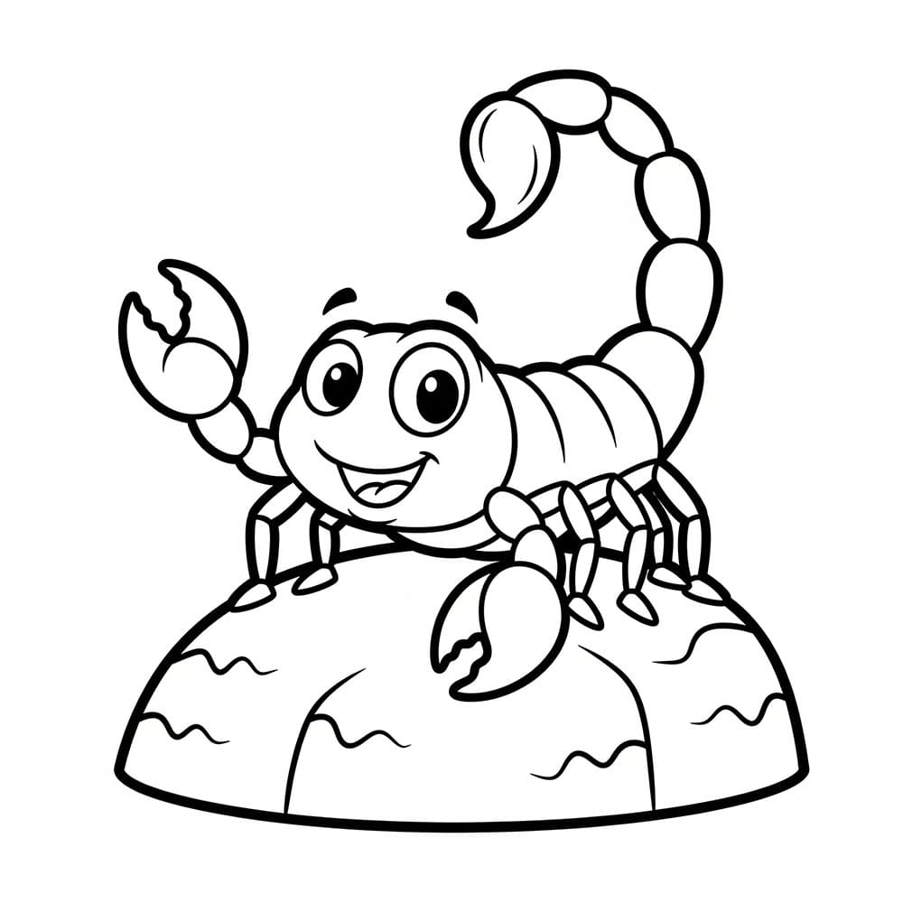 Bayi kalajengking yang lucu