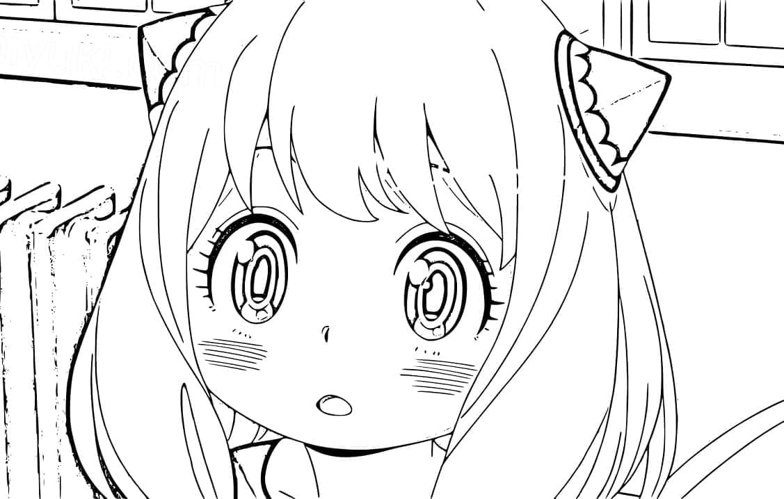 Cetak Anya Forger gratis