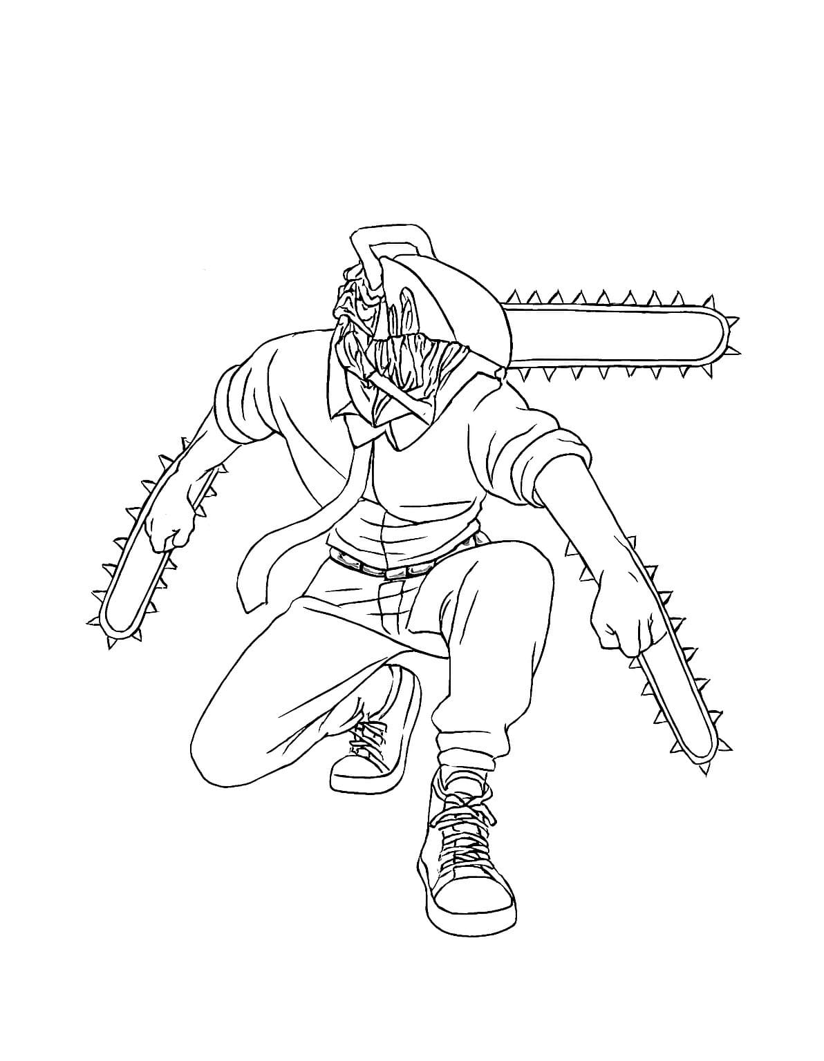 Chainsaw Man mempersiapkan