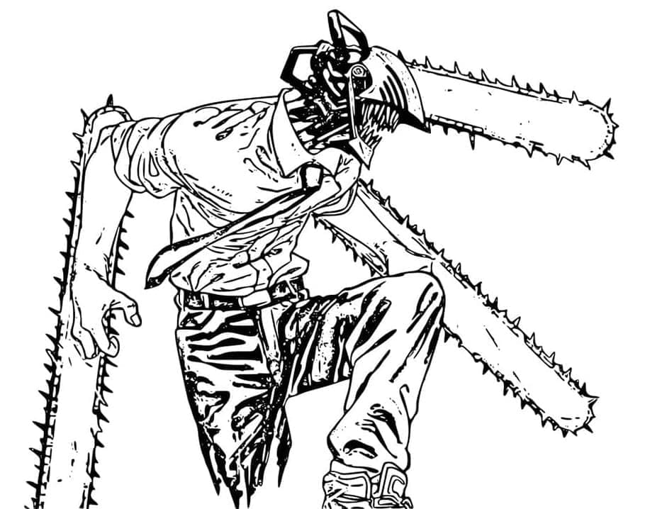 Chainsaw Man yang Dapat Dicetak