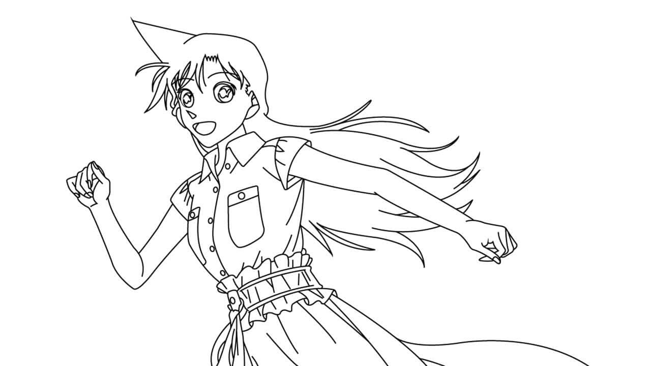 Dia berlari dan berlari