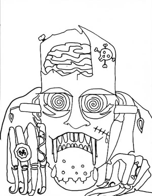 Frankenstein yang Menakutkan