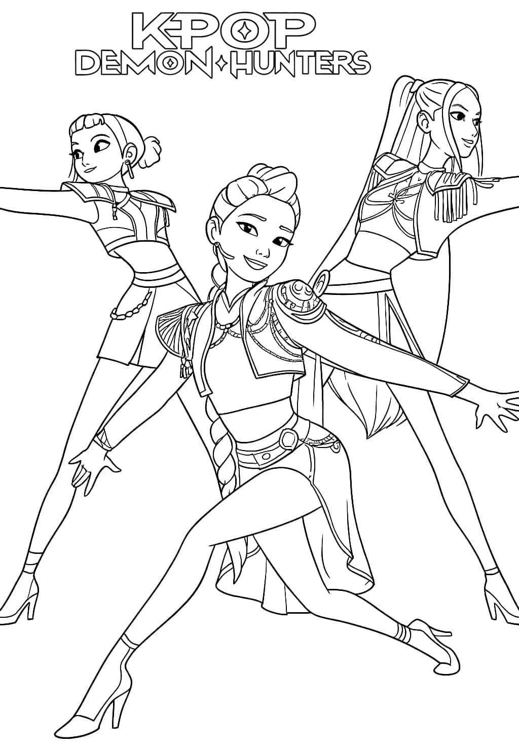 Gadis-gadis dari Kpop Demon Hunters