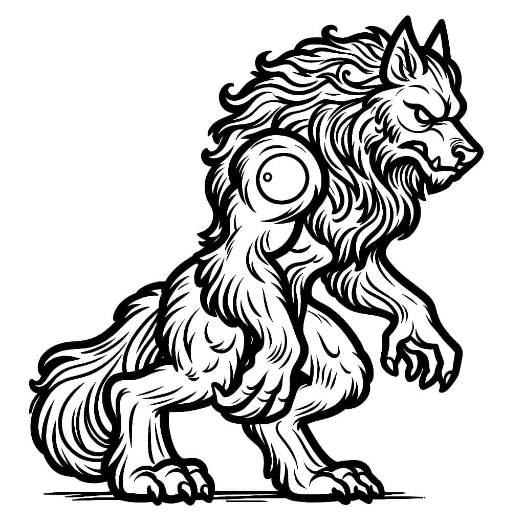 Gambar Manusia Serigala