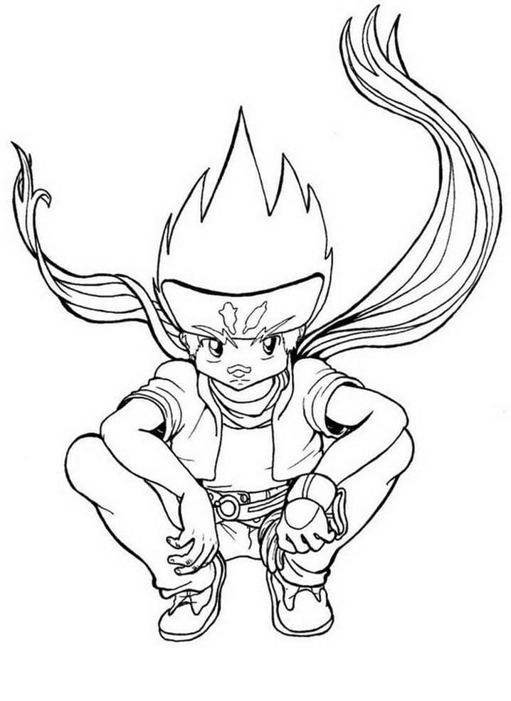 Gingka Hagane dari Anime Beyblade