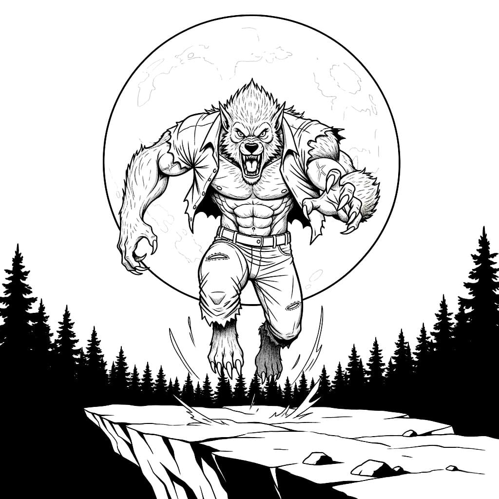 Halloween Manusia Serigala Gratis