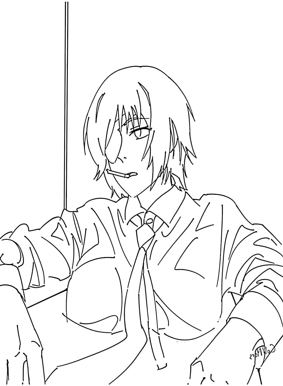 Himeno dari Anime Chainsaw Man