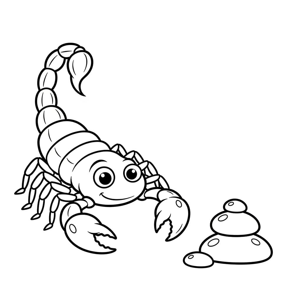 Kalajengking dan batu kecil