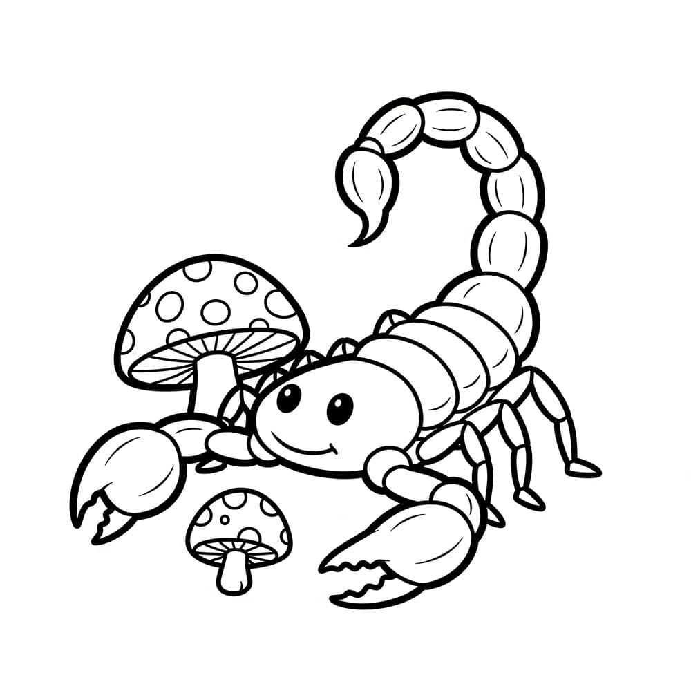 Kalajengking dan jamur