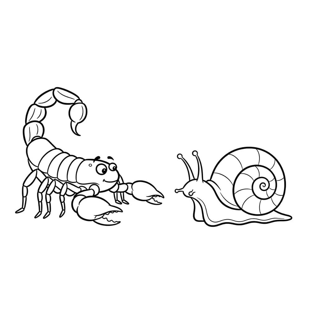 Kalajengking dan Siput