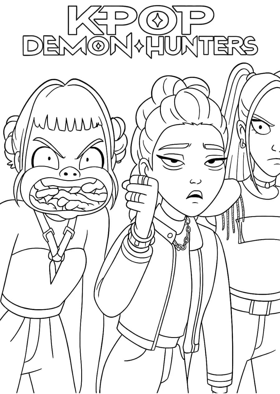Karakter dari Kpop Demon Hunters
