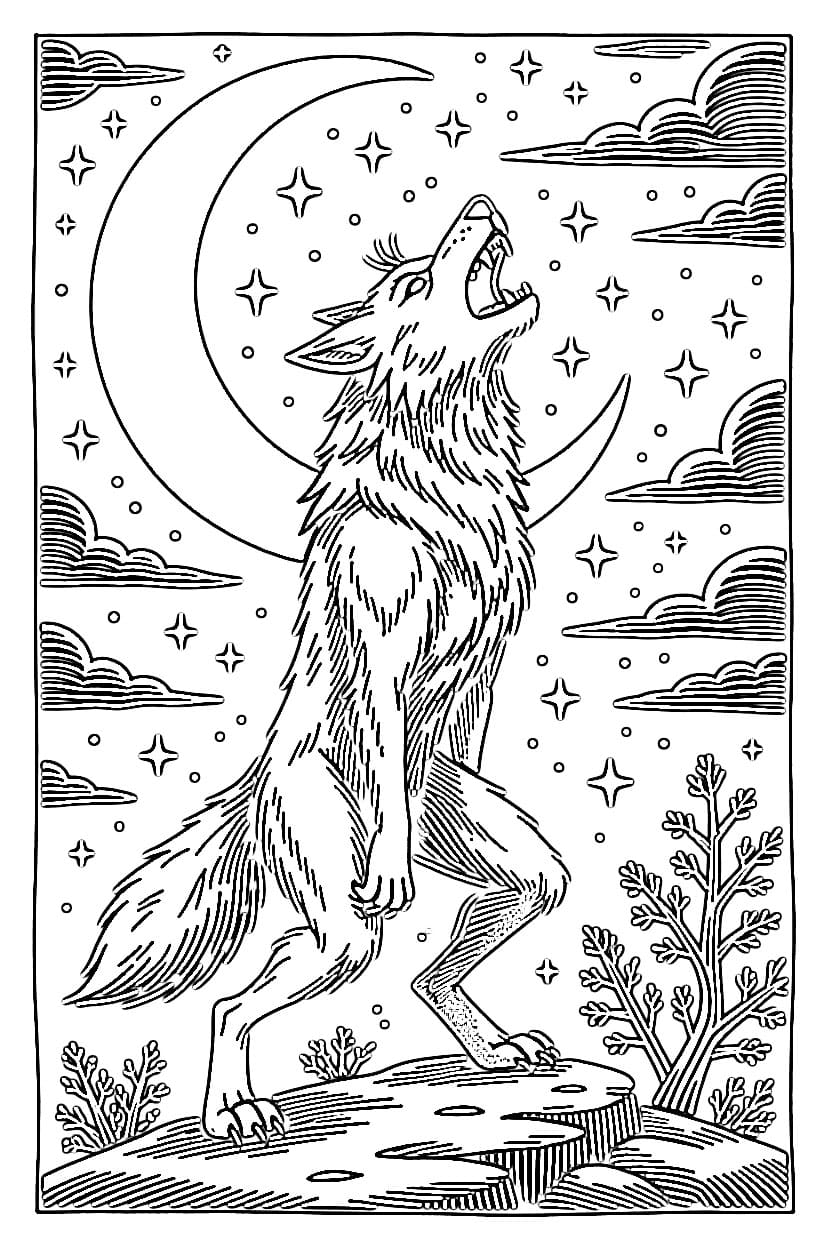 Kartun Manusia Serigala