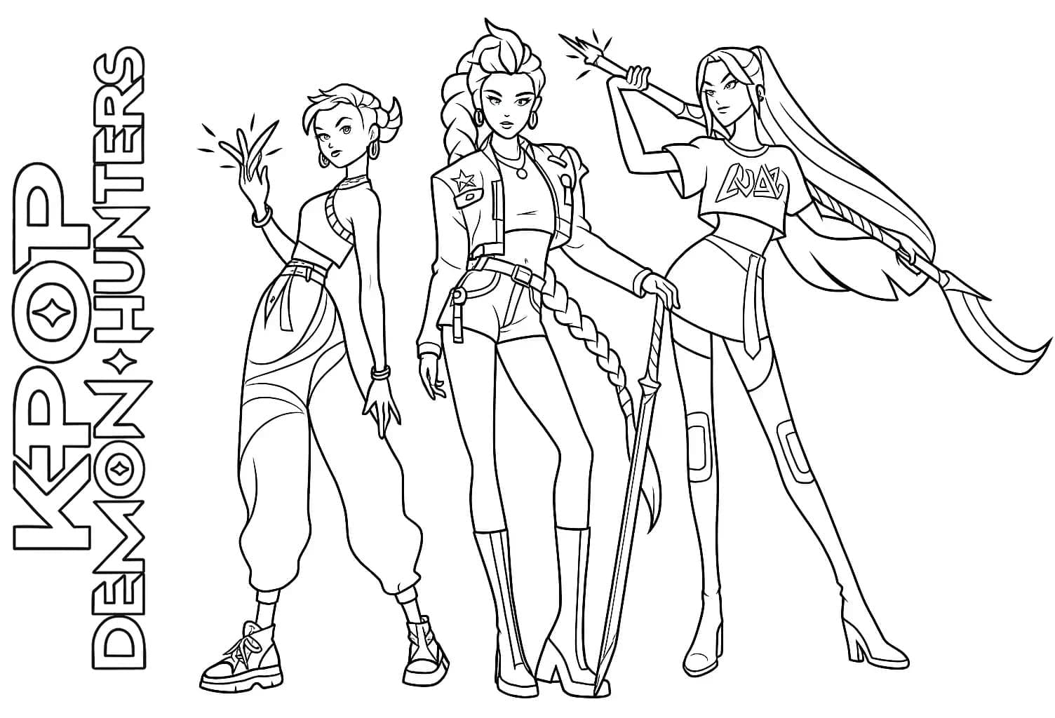 Kpop Demon Hunters dapat dicetak untuk anak