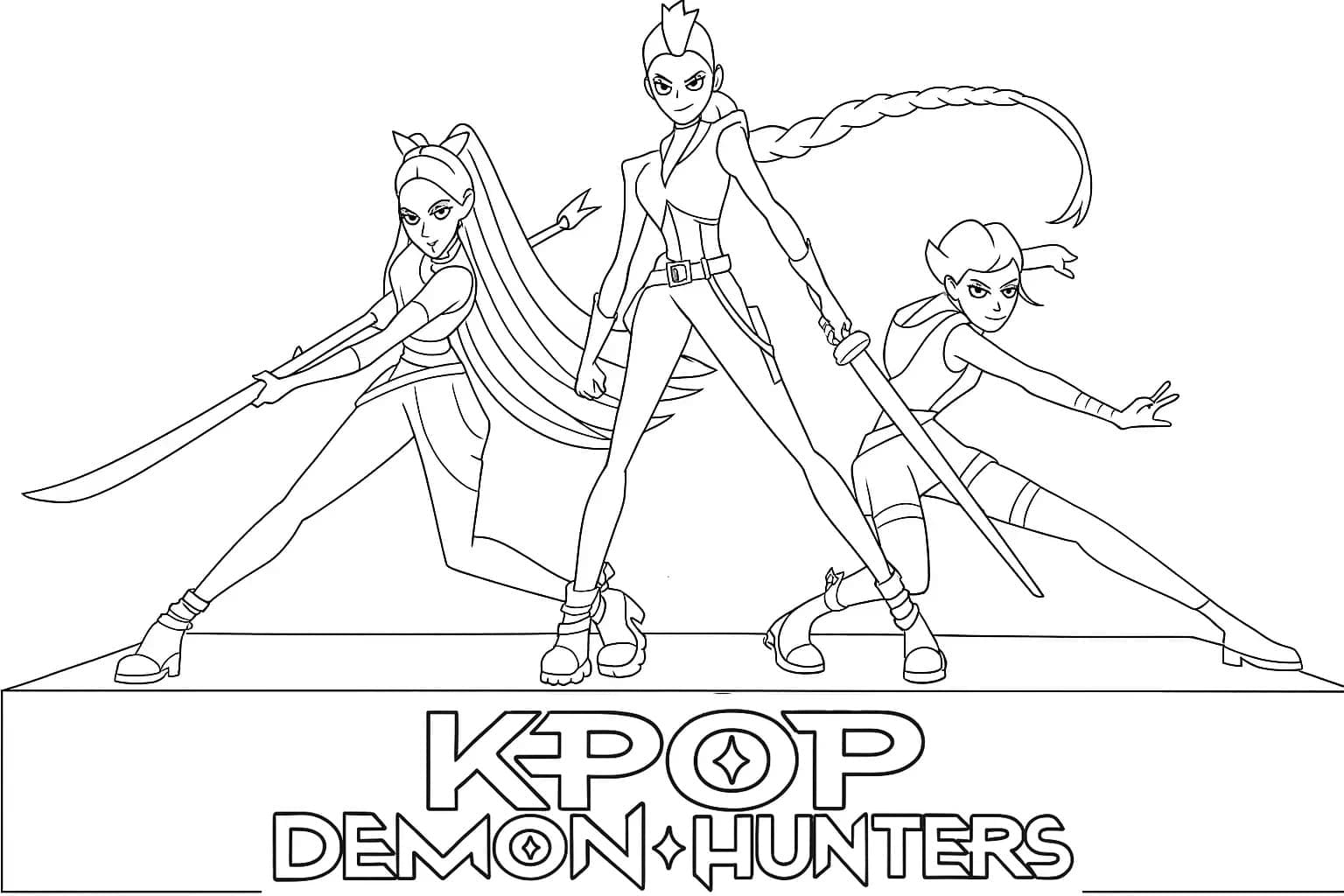 Kpop Demon Hunters Gambar gratis