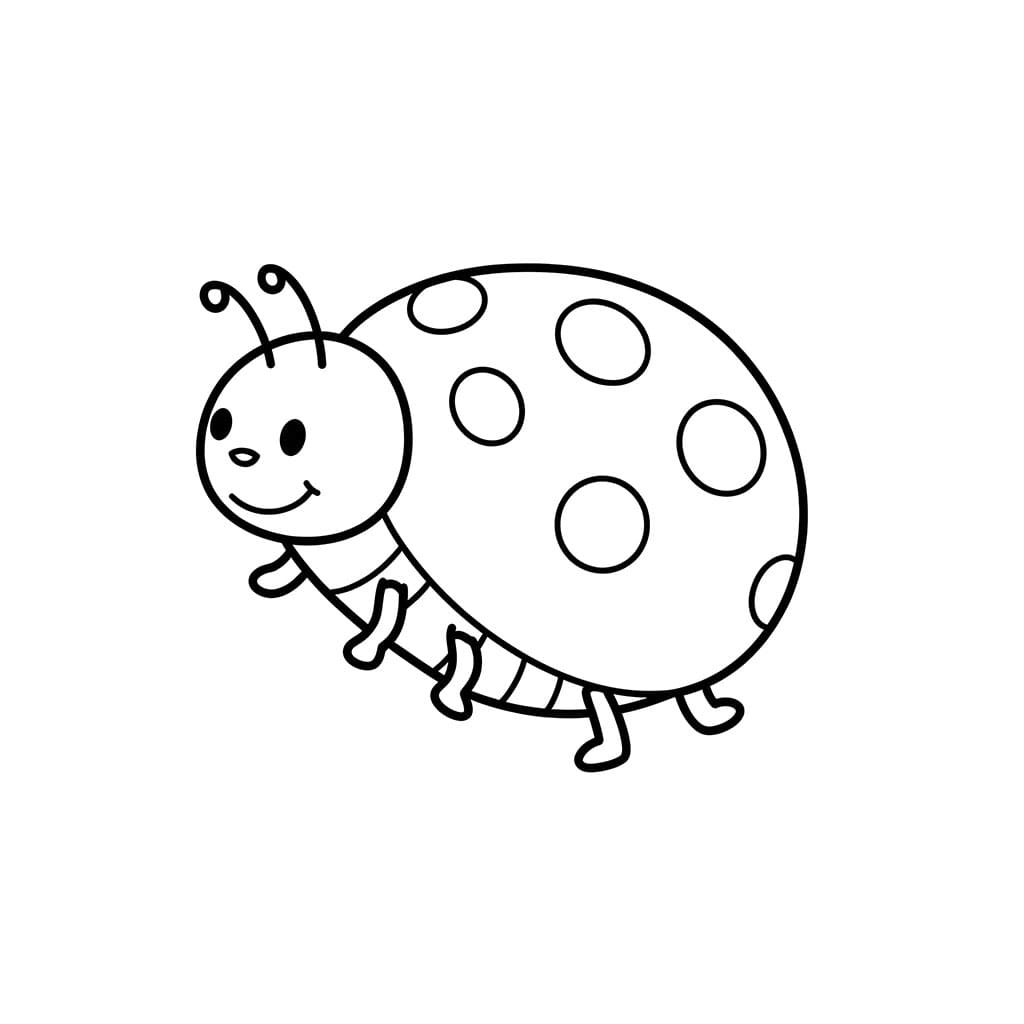 Kumbang Kecil Cetakan sederhana