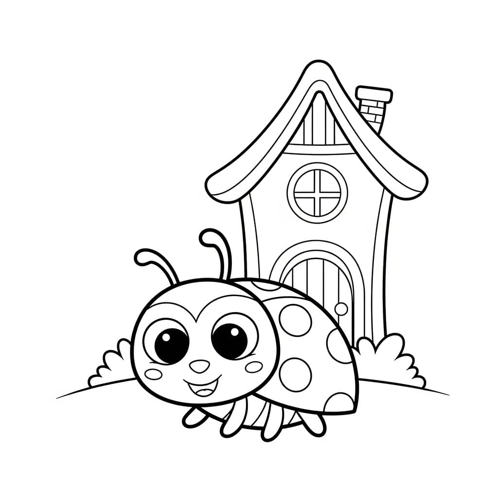 Kumbang Kecil dengan rumah