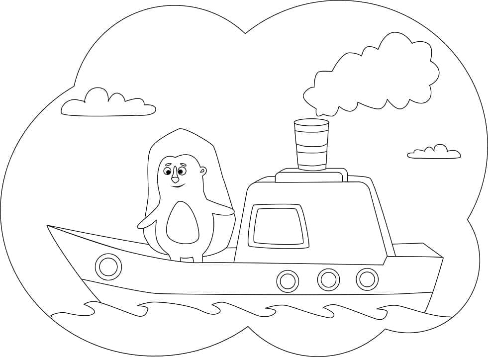 Landak di Atas Perahu