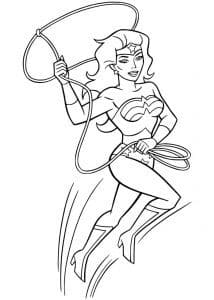 Lempar Tali Wonder Woman