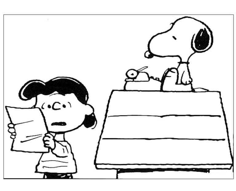 Lucy Van Pelt dan Snoopy