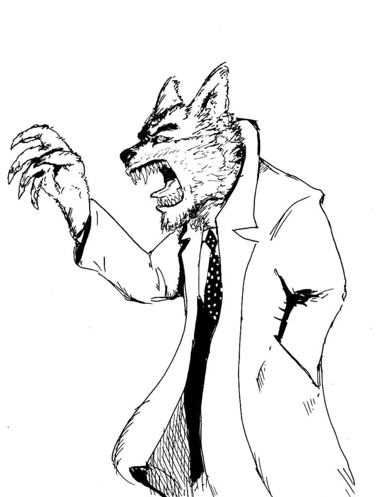 Manusia Serigala Jahat