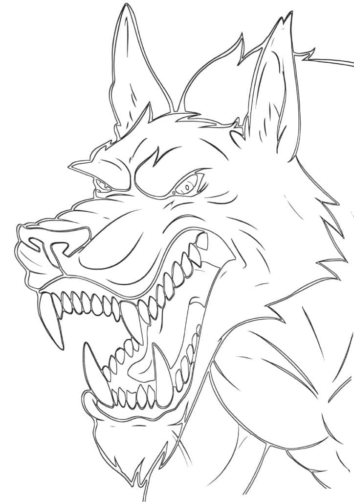 Manusia Serigala yang Marah