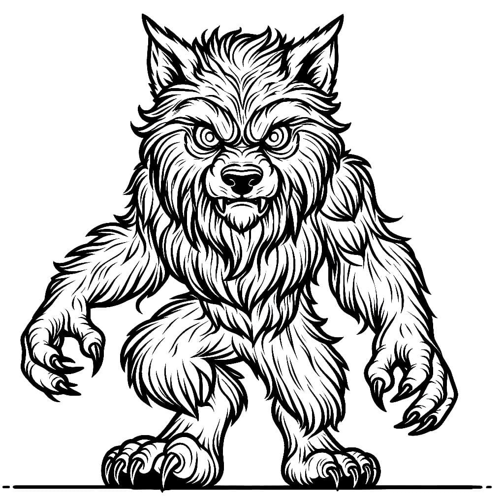 Manusia Serigala yang Menakutkan