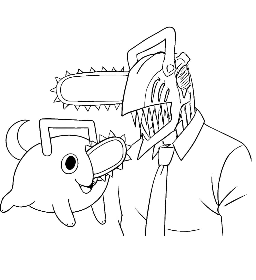 Pochita dan Chainsaw Man