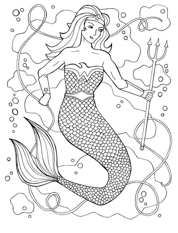 Putri Duyung Wonder Woman