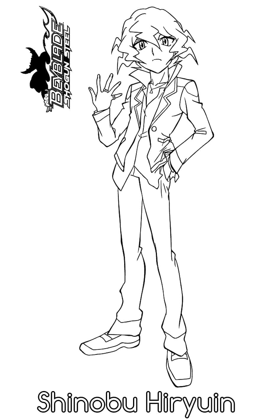 Shinobu Hiryuin dari Beyblade Shogun Steel