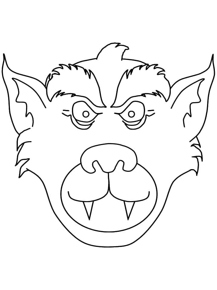 Wajah Manusia Serigala