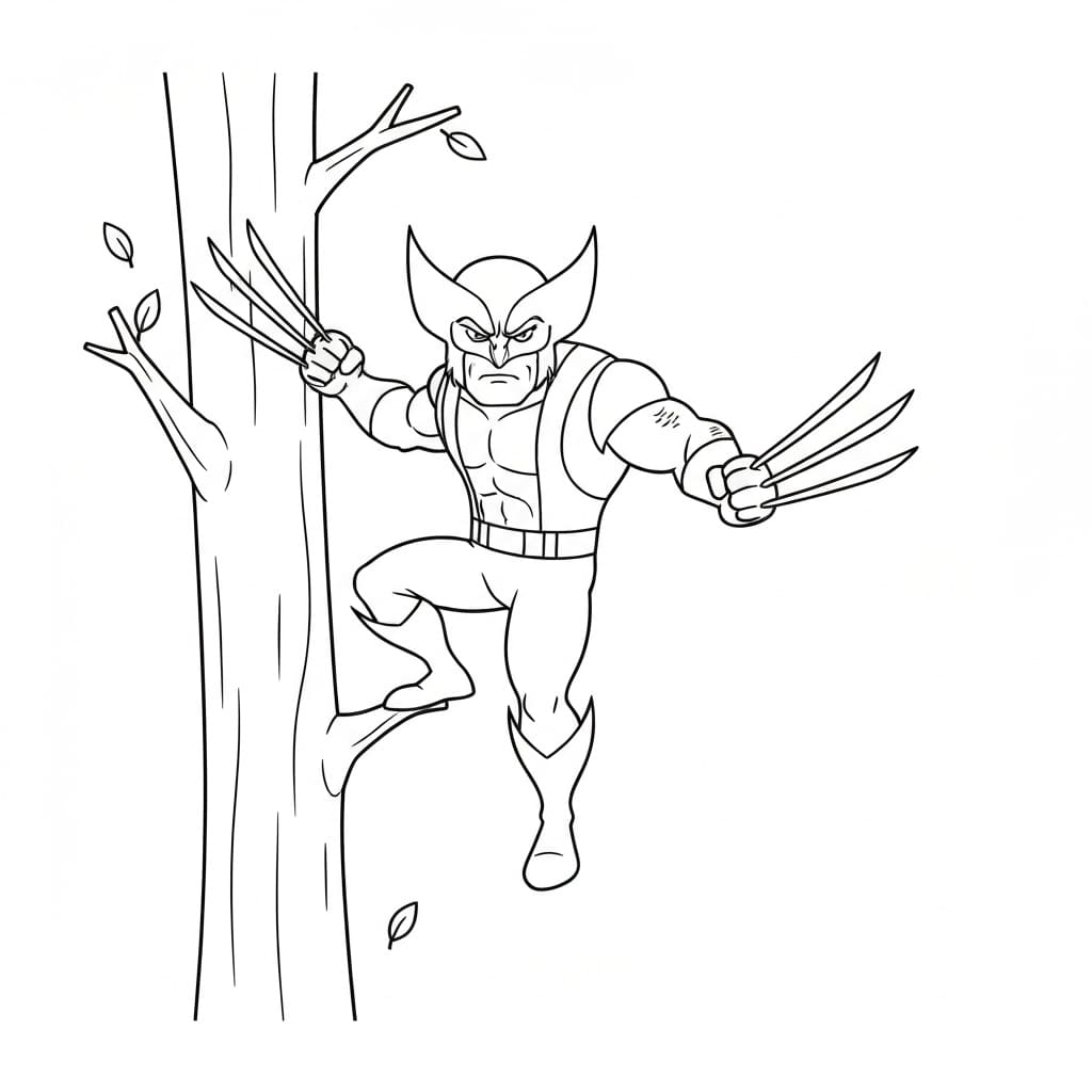 Wolverine di Pohon