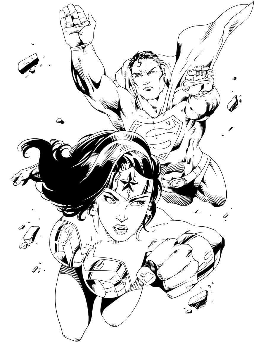 Wonder Woman dan Superman