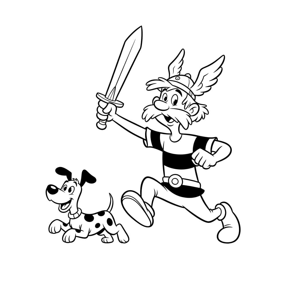 Asterix dan Anjing Pelari