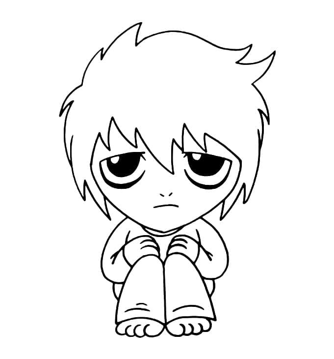 Chibi L dari Death Note