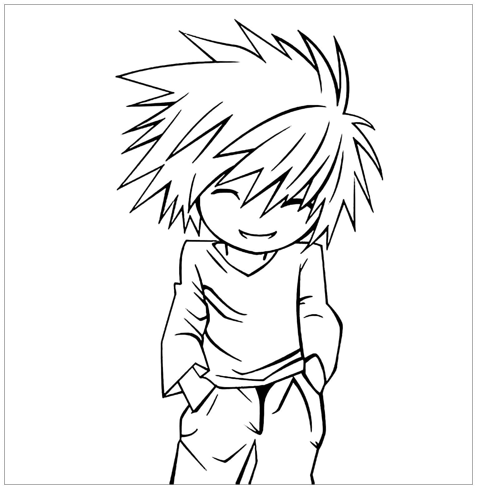 Chibi Light Yagami yang Lucu