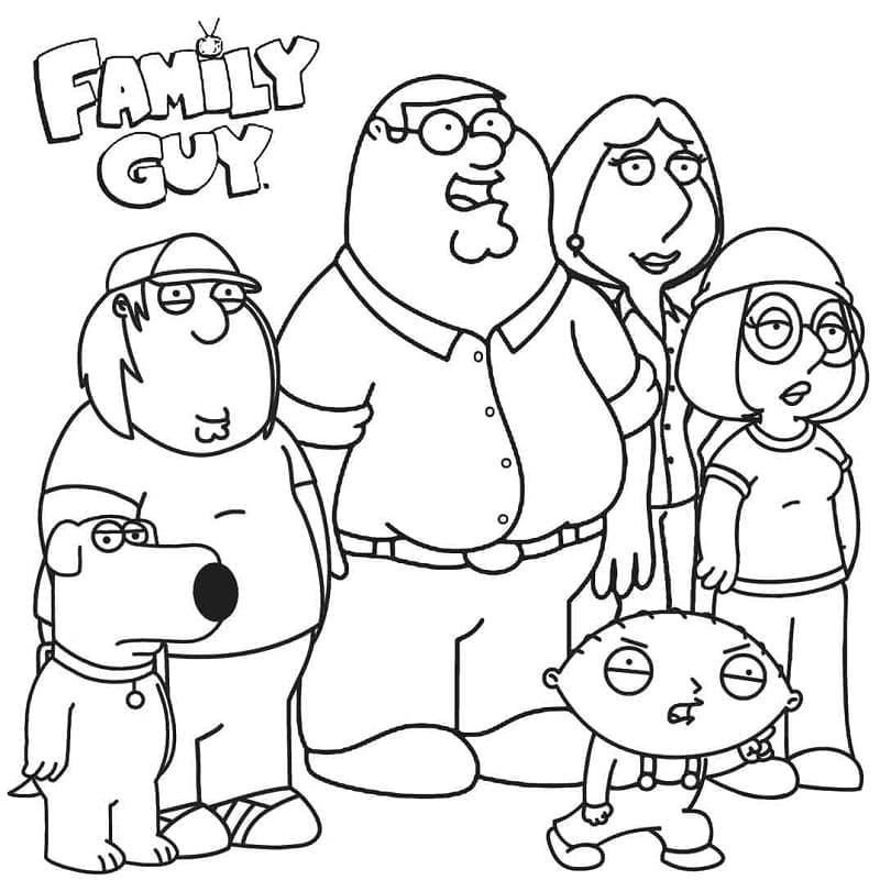 Family Guy yang Dapat Dicetak