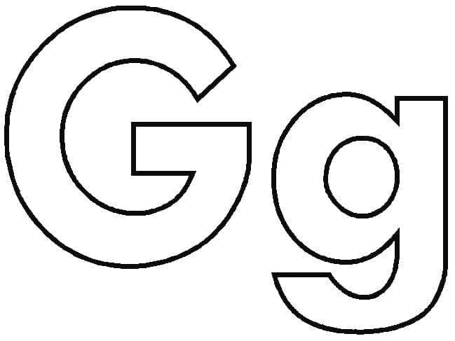 Gambar gratis huruf G