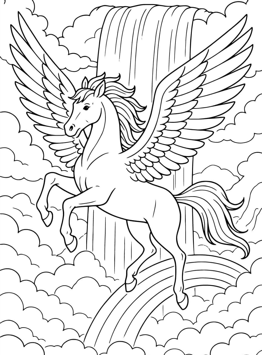Gambar Pegasus yang Realistis