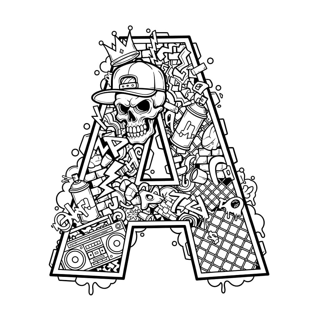 Gaya jalanan huruf A